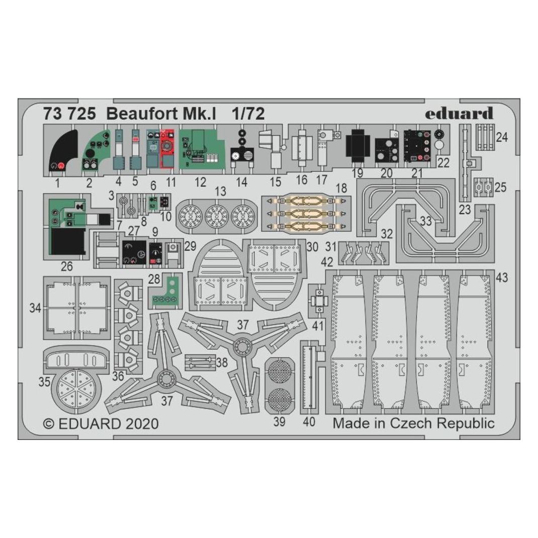 Eduard Beaufort Mk.I for Airfix (73725)