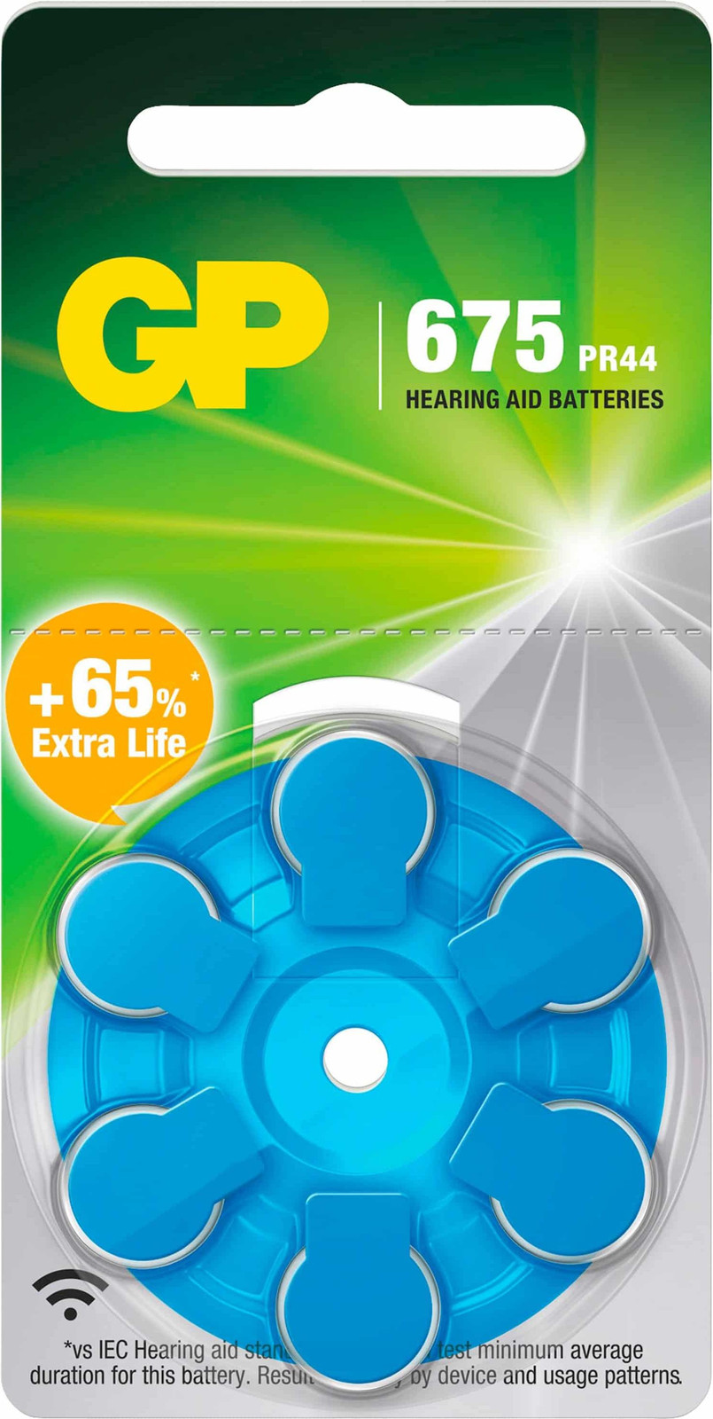 GP GPZA675F564C6 6 GP Knopfzellen ZA675 1,45 V