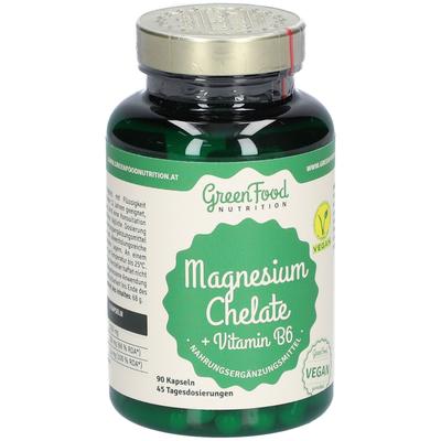 GreenFood Nutrition Magnesium Chelate + Vitamin B6 90cps 90 St Kapseln