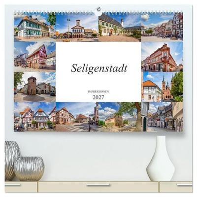Seligenstadt Impressionen (hochwertiger Premium Wandkalender 2027 DIN A2 quer), Kunstdruck in Hochglanz