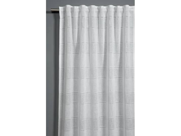 Sehlbach Fertiggardine mit Gardinenband, Effektgarn, Weiß, 140 x 245 cm Gardinen, Lichtdurchlässig, Blickdicht, Öko-Tex Zertifiziert, Perfekter Faltenwurf, Vielseitig Kombinierbar, Kürzungsband