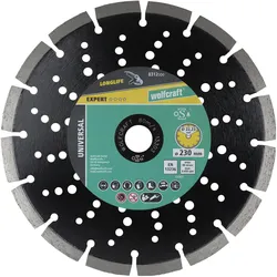wolfcraft, Sägeblatt, 1 PRO LASER UNIV Diam Trennscheibe 230mm