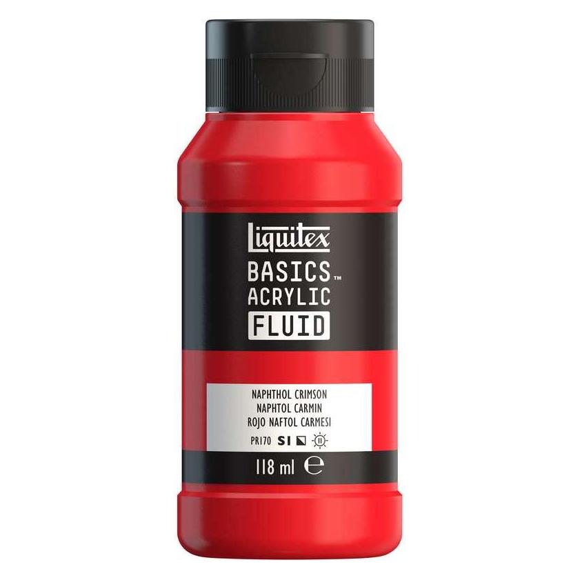 Winsor & Newton Basics fluid 118ml naphtol crimson row 292 (118 ml) (8870387)