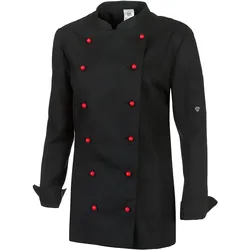 Damen Kochjacke "1542-400" Gourmet - 42 - schwarz