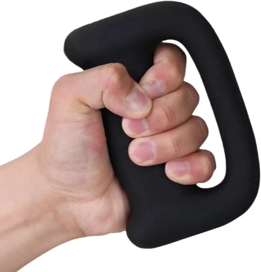 INF Box-Functional Kurzhanteln 1KG Paar — Gusseisen, ergonomischer Griff, rutschfest, stoßdämpfend Schwarz