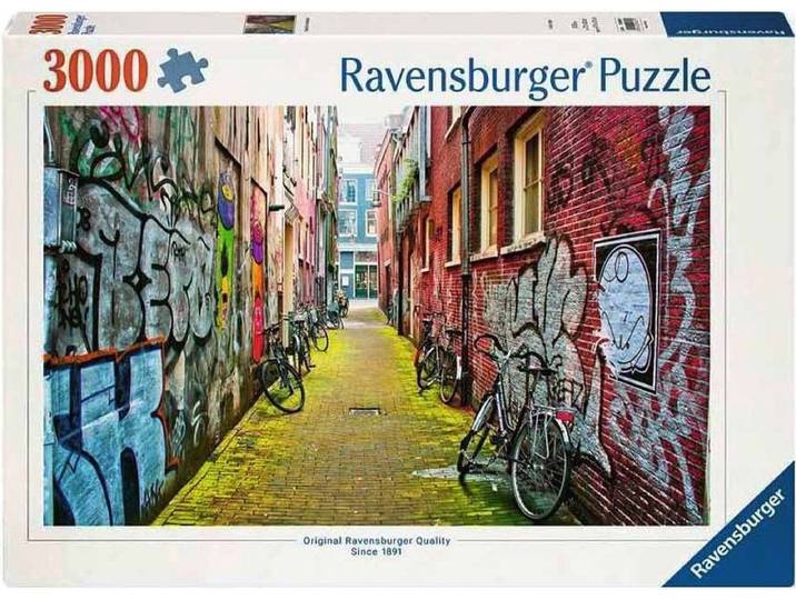 Ravensburger Street in Amsterdam - Legpuzzel - 3000 stukjes - Meerkleurig