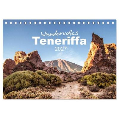 Wundervolles Teneriffa (Tischkalender 2027 DIN A5 quer), CALVENDO Monatskalender