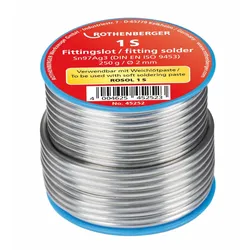 ROTHENBERGER Fittingslot 1S, 3mm, 250g, Spule - 45250