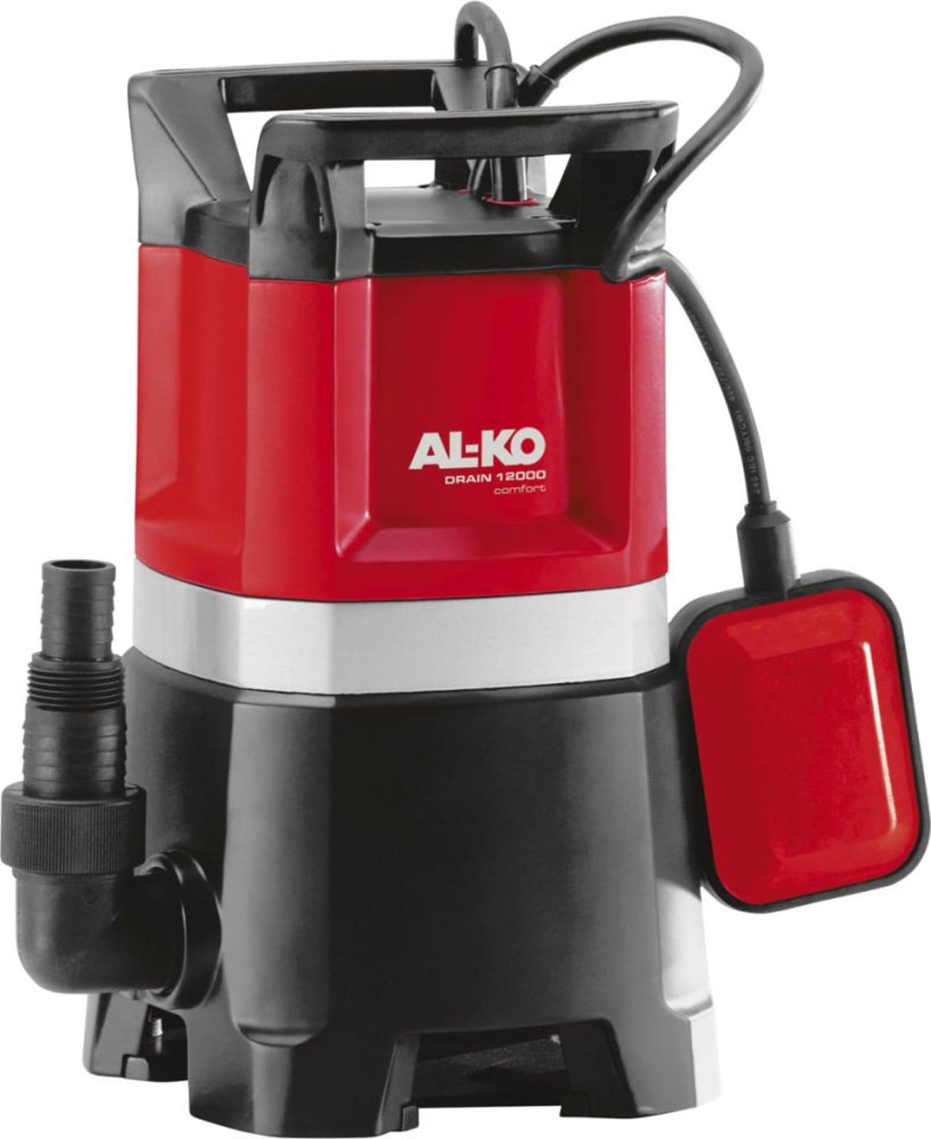 AL-KO Drain 12000 Comfort afvoerpompslang, zwart/rood
