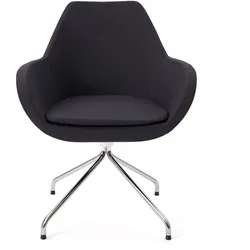 Sessel Fan Profim Bezug schwarz, Designer Piotr Kuchcinski, 67x86x60 cm