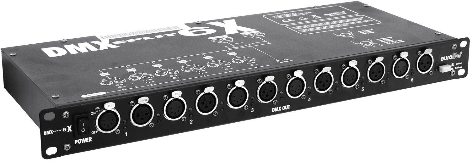 EuroLite Split 6x Dmx Splitter