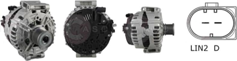 CASCO CAL10363AS Lichtmaschine Generator LiMa 220A 12V passend für MERCEDES-BENZ M-Klasse (W164) S-Klasse Limousine (W221) R-Klasse (W251, V251) GL