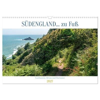 Südengland... zu Fuß (Wandkalender 2027 DIN A3 quer), CALVENDO Monatskalender
