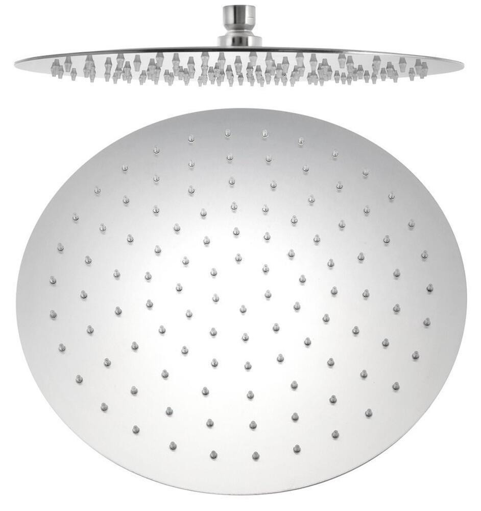 Sapho MINIMAL douchekop, diameter 300 mm, geborsteld roestvrij staal