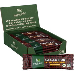 BioZentrale Müsliriegel Kakao Pur Haselnuss, BIO, je 35g, 16 Riegel