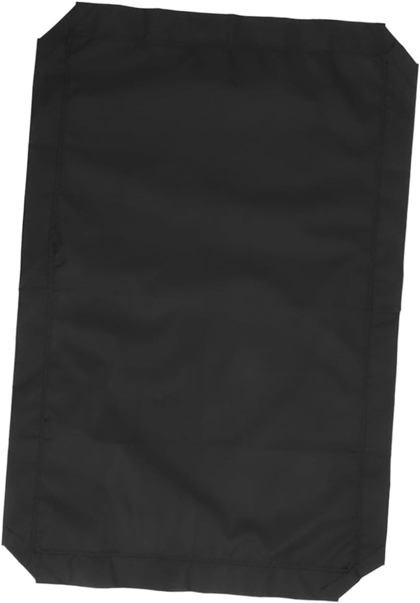 Zwarte vervangende hoes voor hondenbed - Ademend en comfortabel matje - 90 x 69 cm