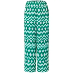 Tchibo - Bedruckte Satinhose - Damen - Gr. 38 - creme/print