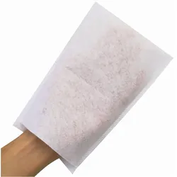 HYGOSTAR Einmal-Waschhandschuh MOLTON Einheitsgröße weiß