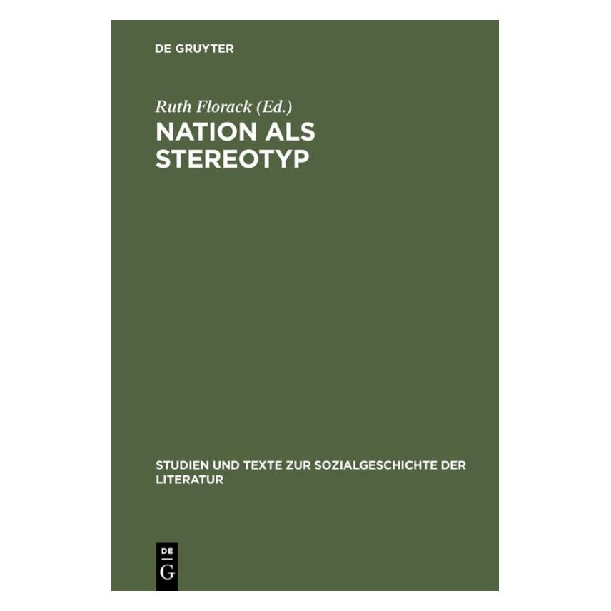 De Gruyter Nation als Stereotyp (Deutsch, Hardcover) (61511175)