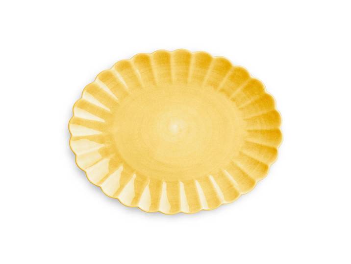 Mateus Plat Oyster 30x35 cm Jaune