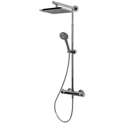 Schulte DuschMaster Rain mit Thermostat Chrom Farben,.. - Duschkabine