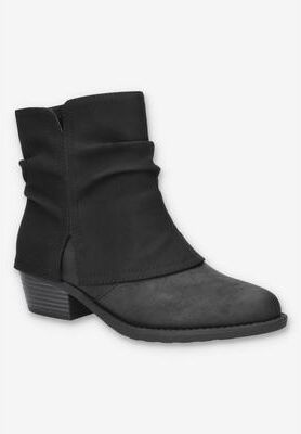 Women's Kudos Bootie by Easy Street in Black (Size 8 M)