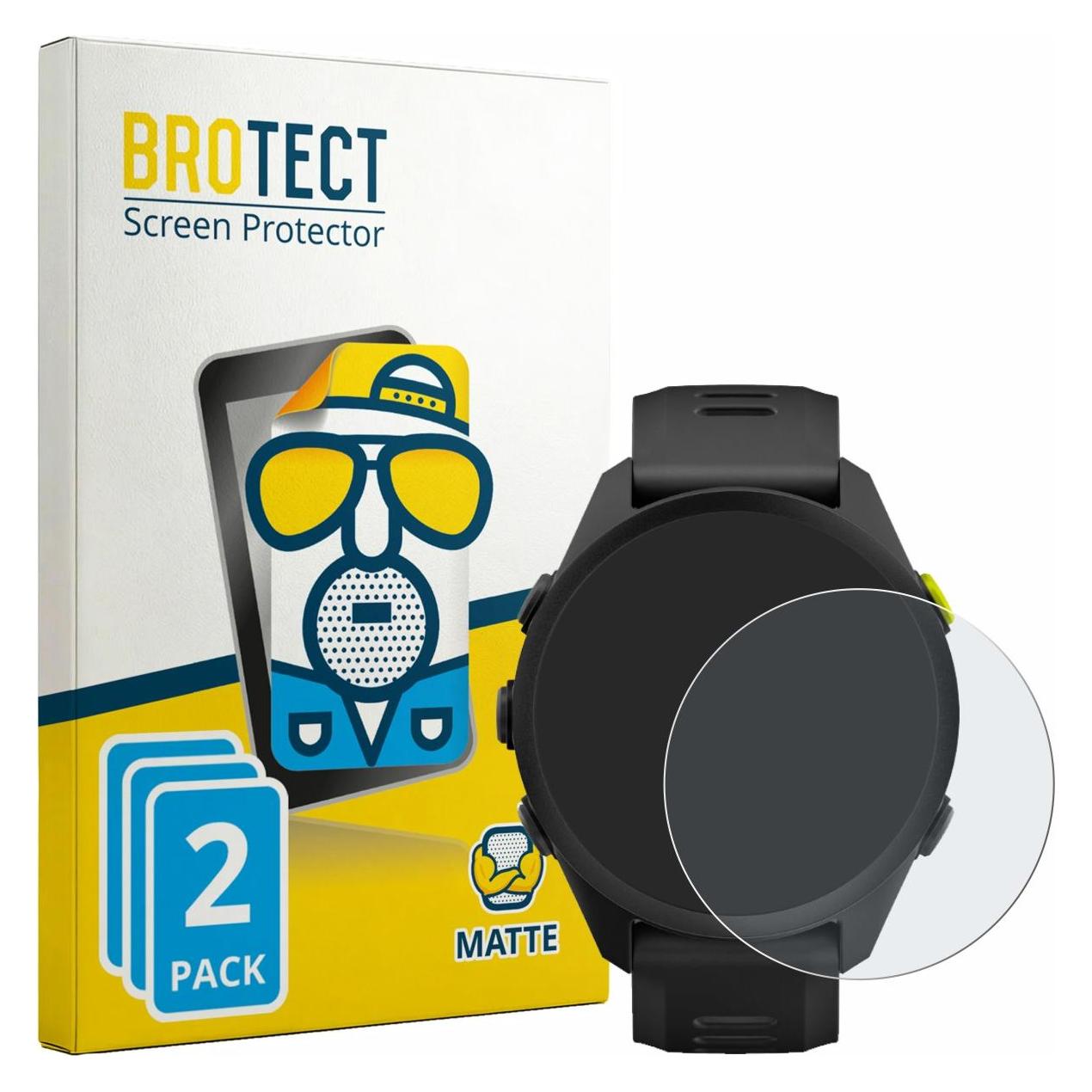 Brotect Entspiegelungsfolie für Garmin Forerunner 70 Displayschutz Displayschutzfolie Folie Matt (1963364)
