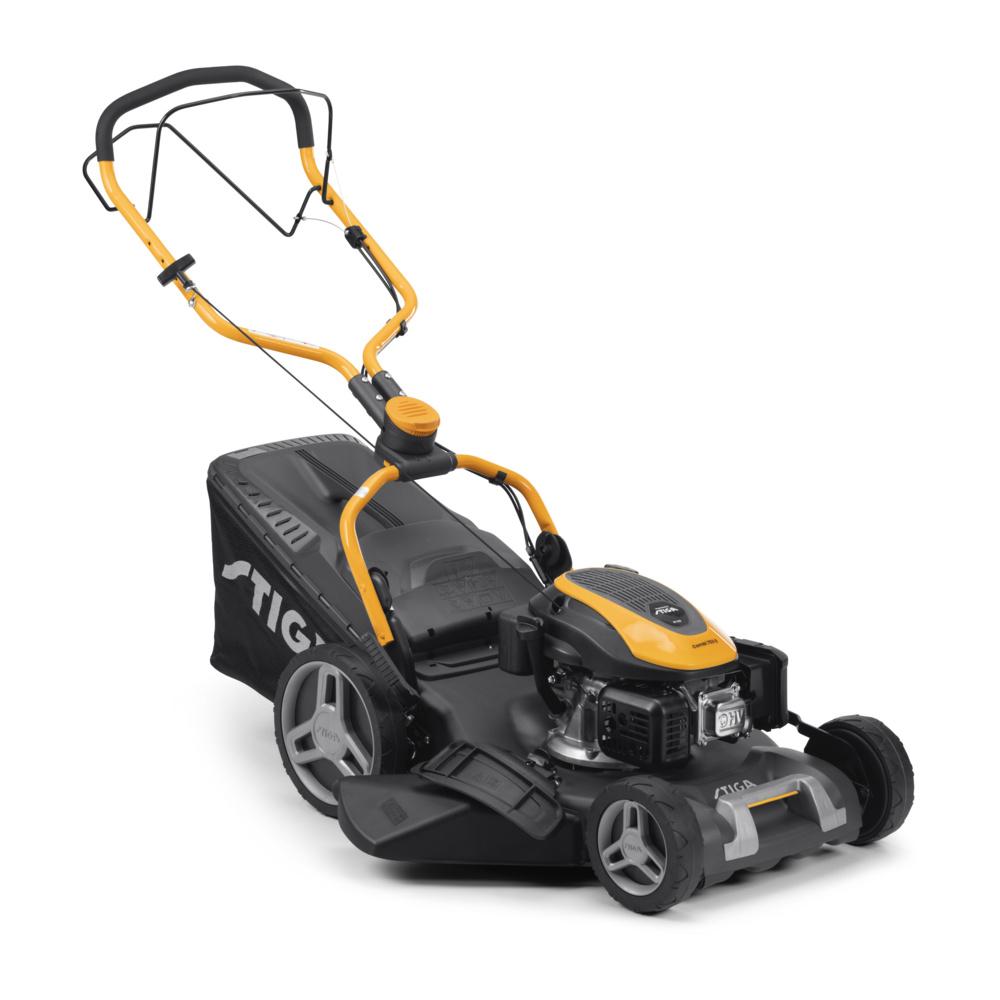 Benzin-Rasenmäher Combi 753 S | 4-in-1 Schnttsystem | Fange, Mulchen-, Heck- und Seitenauswurf | Radantrieb | 51 cm Schnittbreite