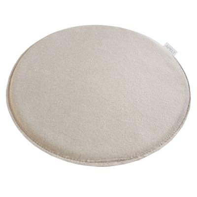 Stuhlkissen APELT "Tyrol", natur, unifarben, B:34cm H:5cm L:34cm, Polyester, Dekokissen_Sitzkissen_Kissenhüllen, Stuhlkissen, Schaumstoffplatte