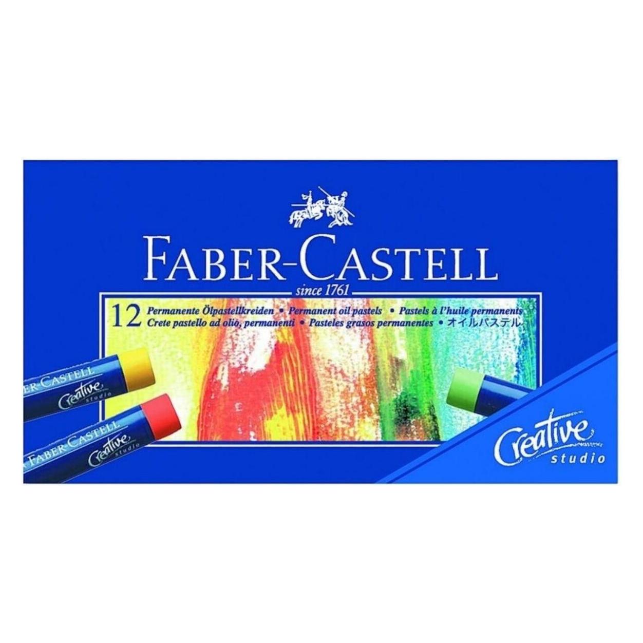 Faber-Castell CASTELL Ölpastellkreiden 12er Kartonetui 6 Stk (12x) (127012)
