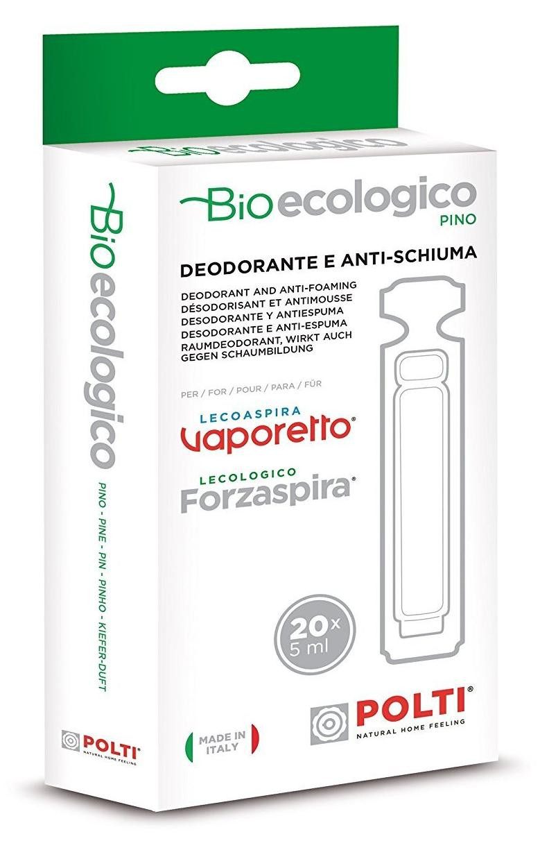 Polti Bioecologico Pino Lecoaspira wit cilindrisch ecologisch middel tegen schuimvorming voor stoom- en zuigapparaten
