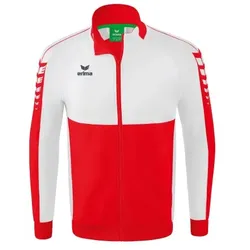 Erima Six Wings Worker Jacke Herren - rot/weiß - S
