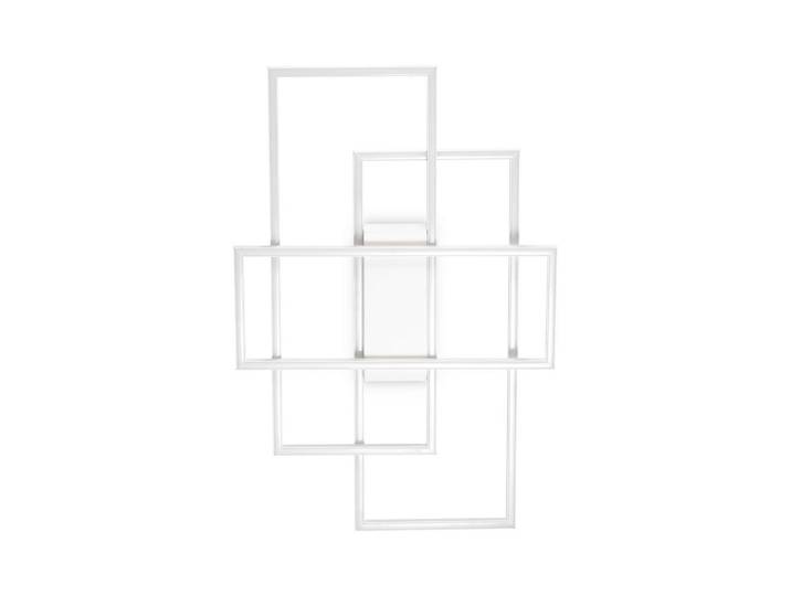 Ideal Lux Led-Deckenleuchte Frame Rettangolo Bianco, Weiß, Metall, Kunststoff, 41x6x62.5 cm, Lampen & Leuchten, LED Beleuchtung, LED-Deckenleuchten