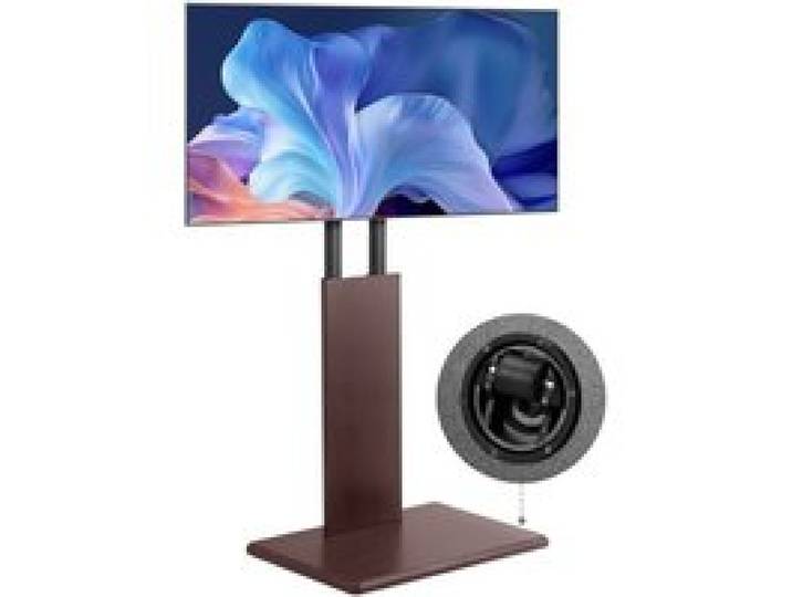 VEVOR Desktop TV-Ständer Fernsehständer für 812,8-1778 mm TVs bis zu 45 kg, ±15° Links-Rechts-Drehung & höhenverstellbare TV-Halterung für Ecke Schlafzimmer Wohnzimmer (max. 600 x 400 mm)