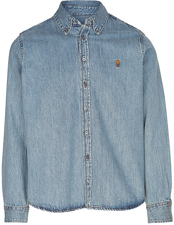 AMI PARIS Jeanshemd  blau   S S