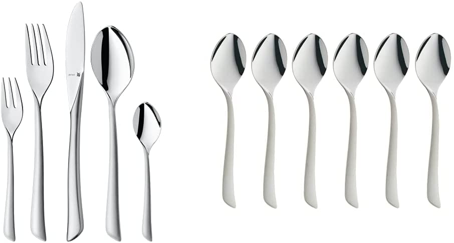WMF 11.4200.6391 Virginia Cromargan protect 66-teiliges Besteck-Set Edelstahl