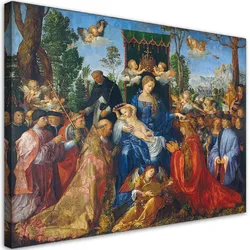WANDBILD das fest des rosenkranzes albrecht dürer