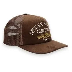 Deus Ex Machina für Herren. D263MHA331 Trucker-Cap Marsden braun (OSFA), Lässig, Baumwolle