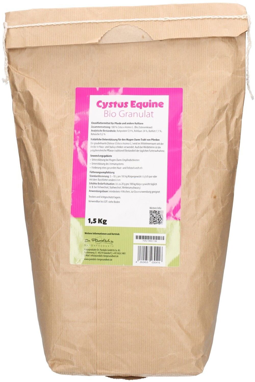 Cystus Equine Bio Granulat f.Pferde/Huftiere 1,5 kg