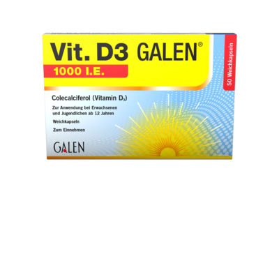 GALENpharma GmbH VIT. D3 GALEN 1000 I.E. Weichkapseln 50 St 18036582