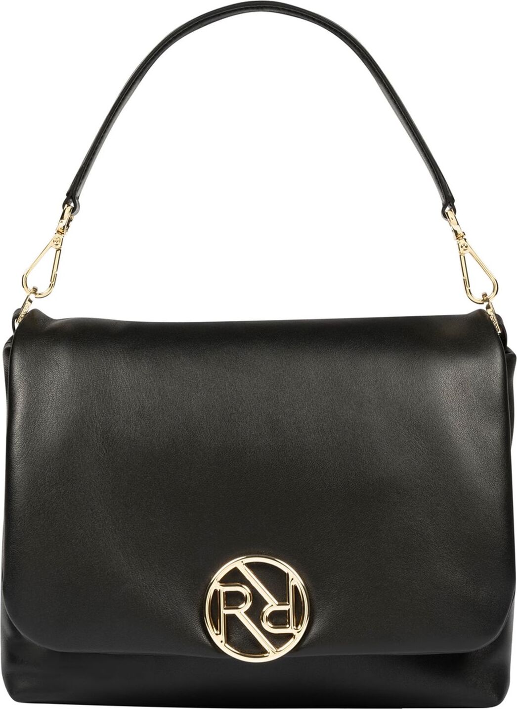 ROECKL Leder Umhängetasche Soho Crossover Small Black schwarz