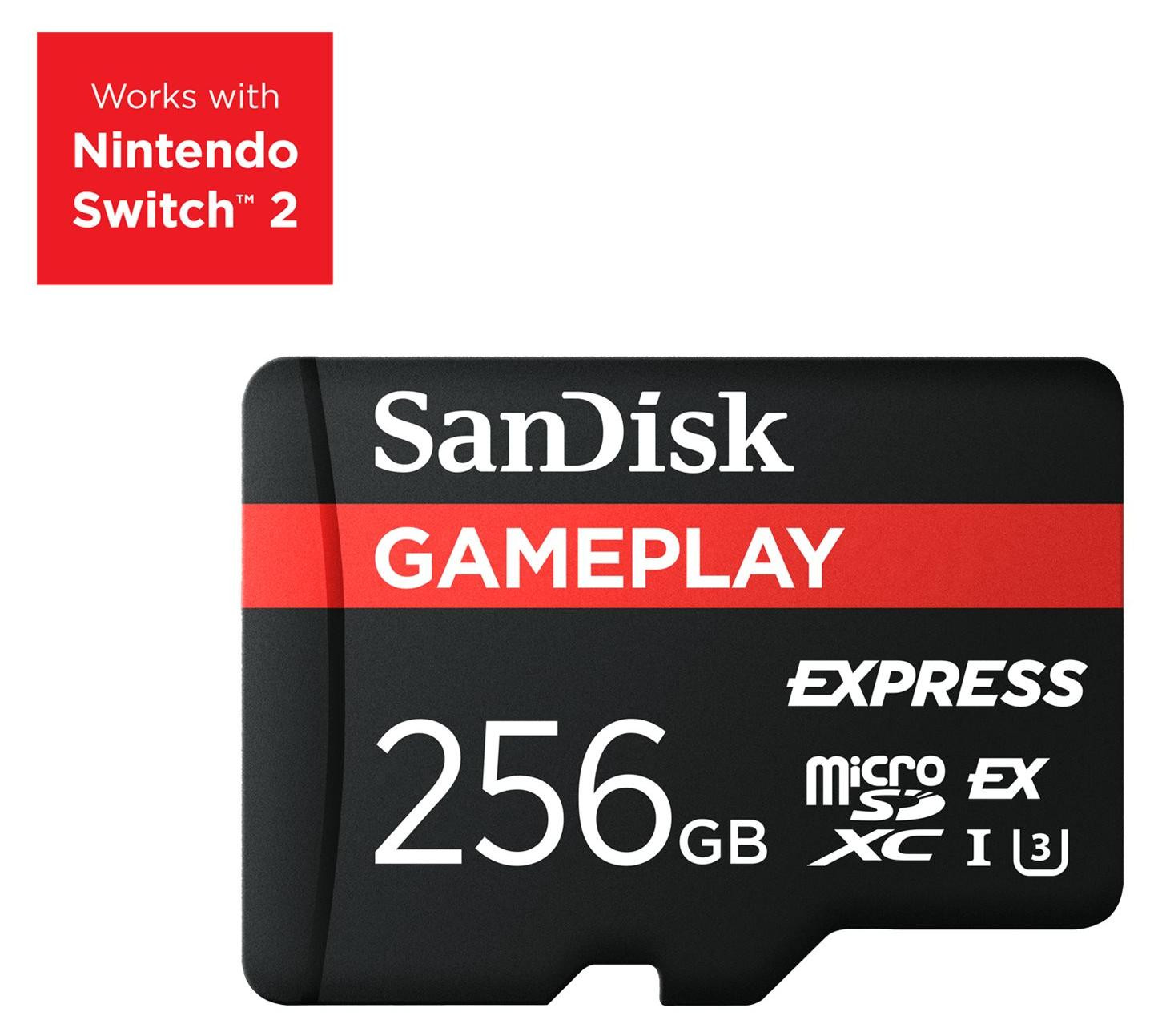 SanDisk GamePlay Express microSD 256GB MicroSD Kaart Klasse 10 UHS-I 880 MB/s 650 MB/s