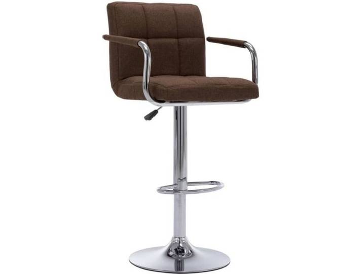 🐂3485Elégant - Lot de 2 Tabourets de bar Tabourets Hauts industriel - Tabourets de salon Fauteuil Chaises de bar Marron Tissu