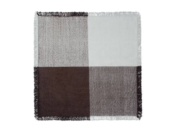 Muuto Verso Wollteppich Cool grey-Dunkelbraun, 258x258 cm