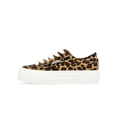 Sneaker O'NEILL "SPINNA C WOMEN LOW", Damen, Gr. 37, braun (leopard), Synthetik, Schuhe Sneaker, mit Leo Muster