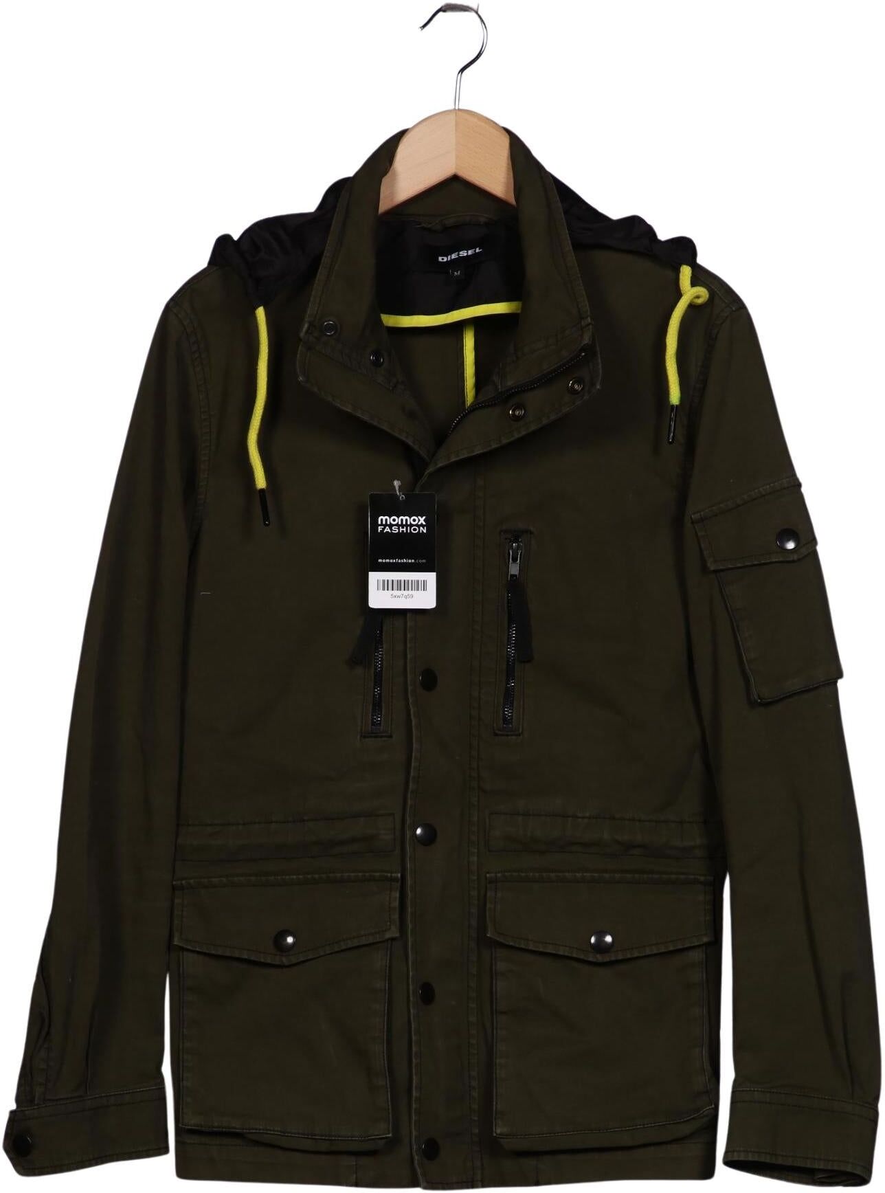 Diesel Herren Jacke, Neon, Gr. M, Baumwolle / Elasthan - Second Hand