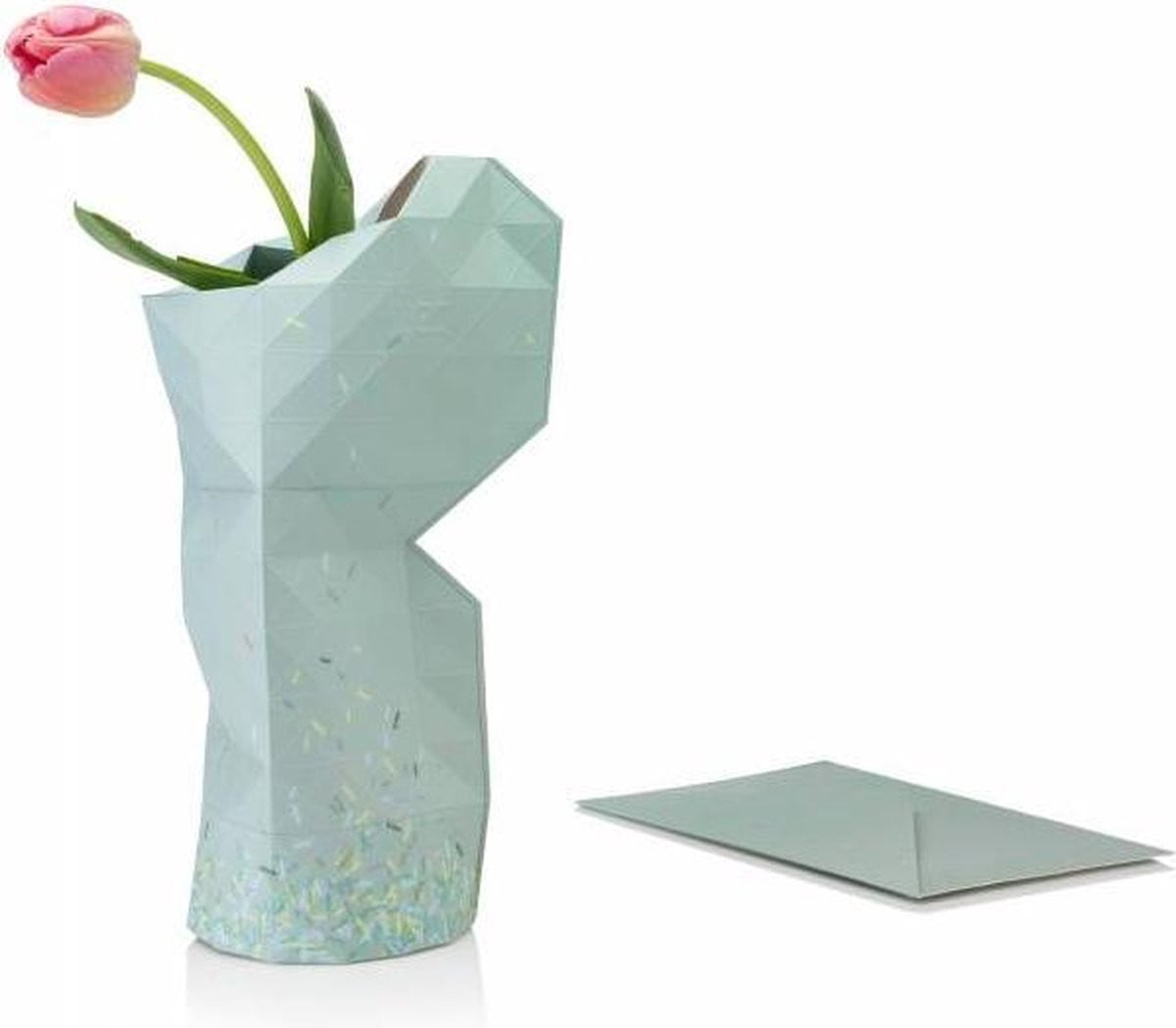 Tiny Miracles Duurzame Design Vaas Paper Vase Cover Green Ants Large