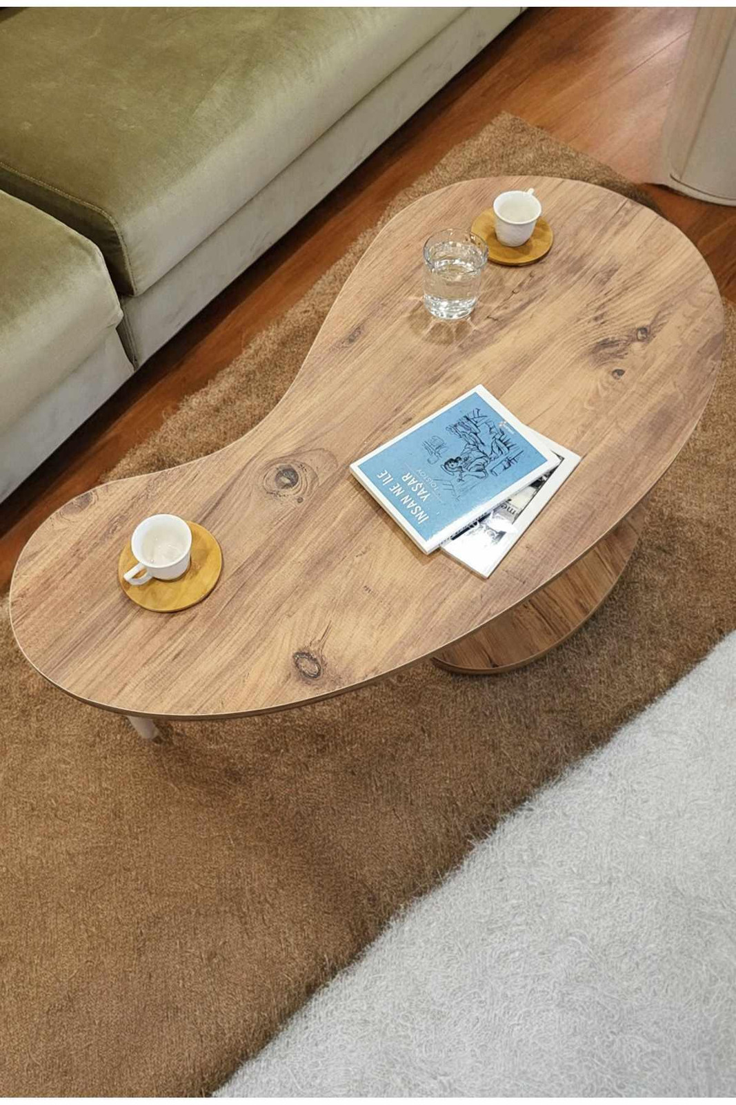 Skye Decor Salontafelset van 3 stuks - Saffier eikenhout - Breedte: 100 cm