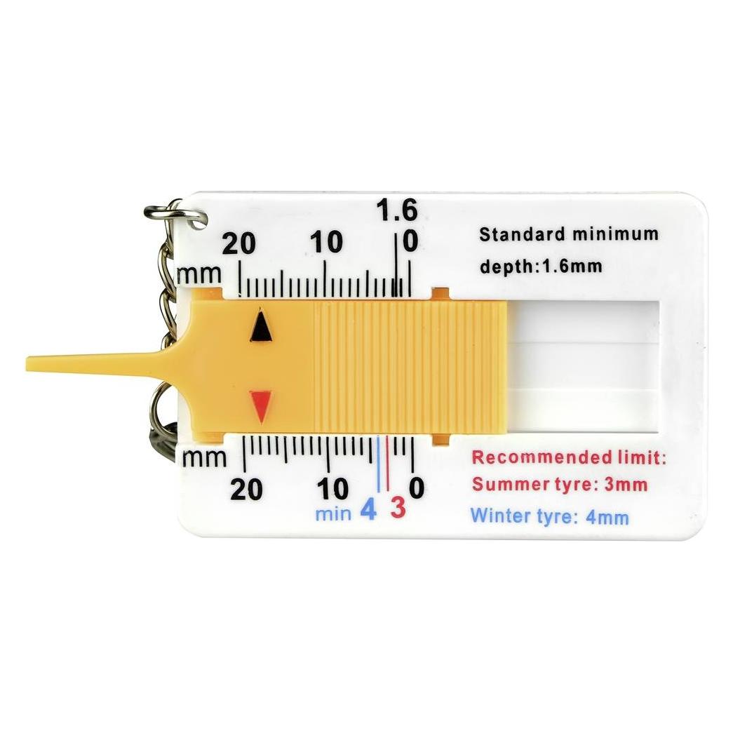 APA 31343 Reifenprofilmesser analog Messbereich Tiefe 0 - 20 mm (31343)