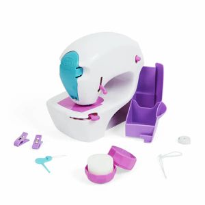 Spin-Master Nähmaschine Cool Maker Stitch'n Style, für Kinder, 1 Nähprogramm, Sensorsteuerung, mit Batterie, Mini-Nähmaschine